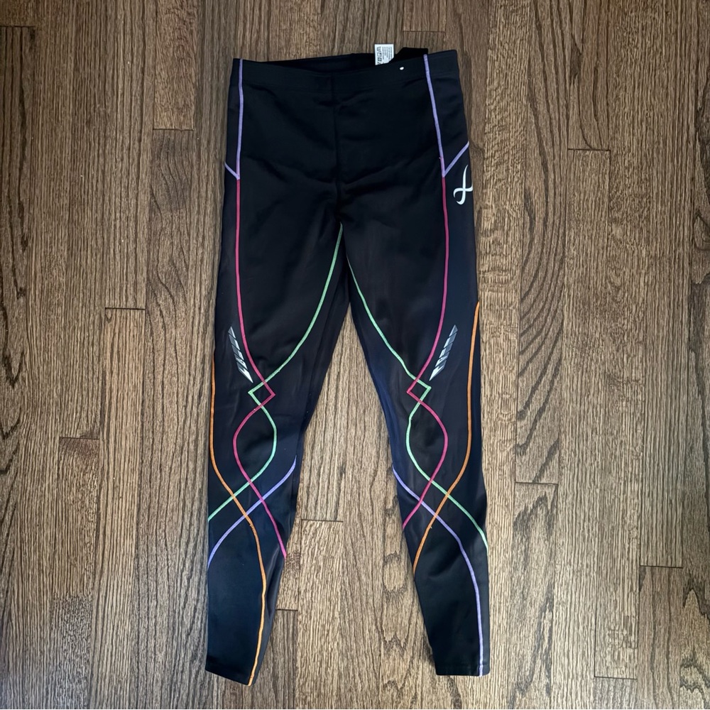 CW-X Stabilyx Joint Support Compression Tights Women's Size L Style 125809A
